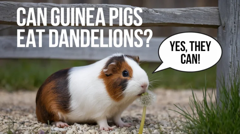 Can Guinea Pigs Eat Dandelions