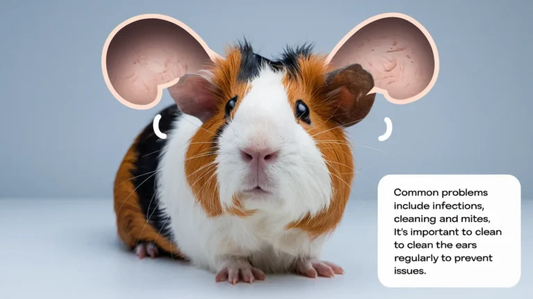 Guinea Pig Ears: Common Problems, Infections, Cleaning, and Mites