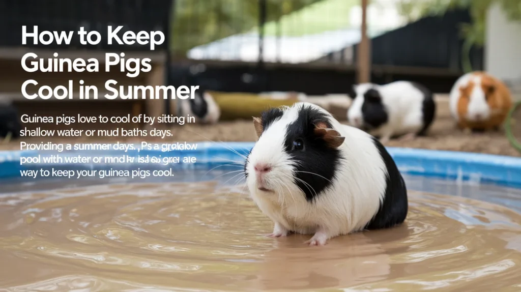 how to keep guinea pigs cool