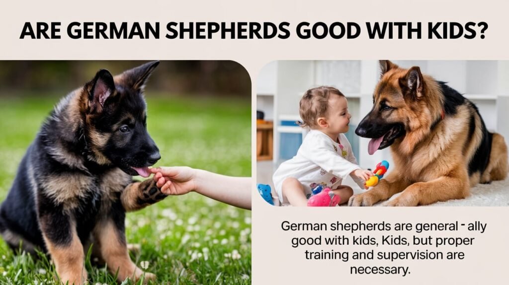 Are German Shepherds Good with Kids?