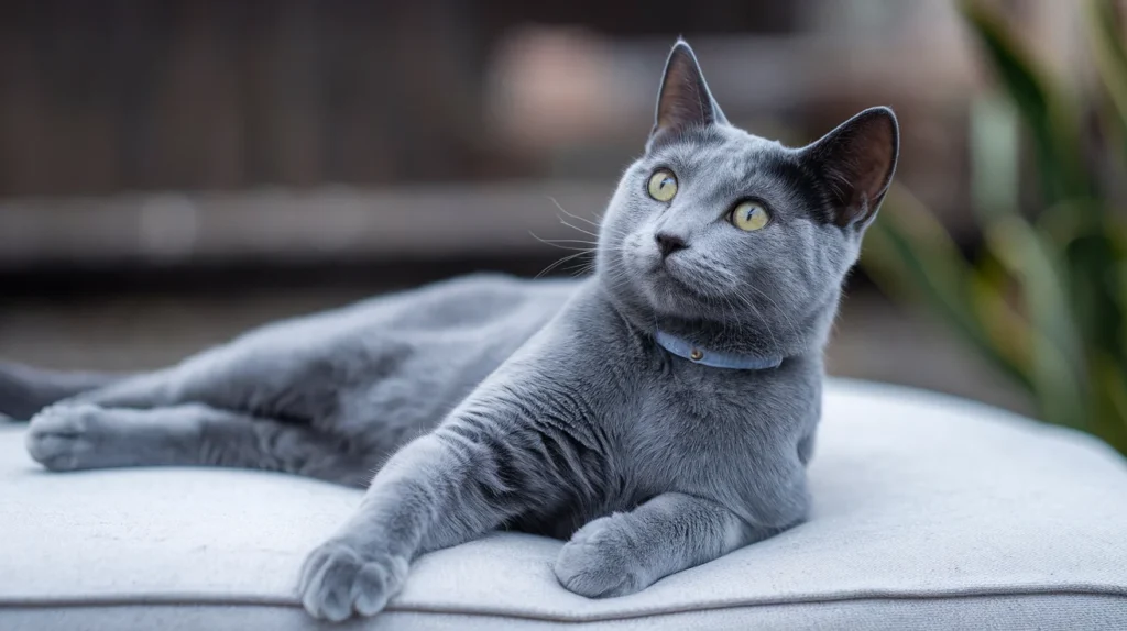 are russian blue cats cuddly