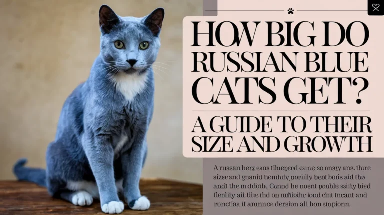 How Big Do Russian Blue Cats Get? A Guide to Their Size and Growth