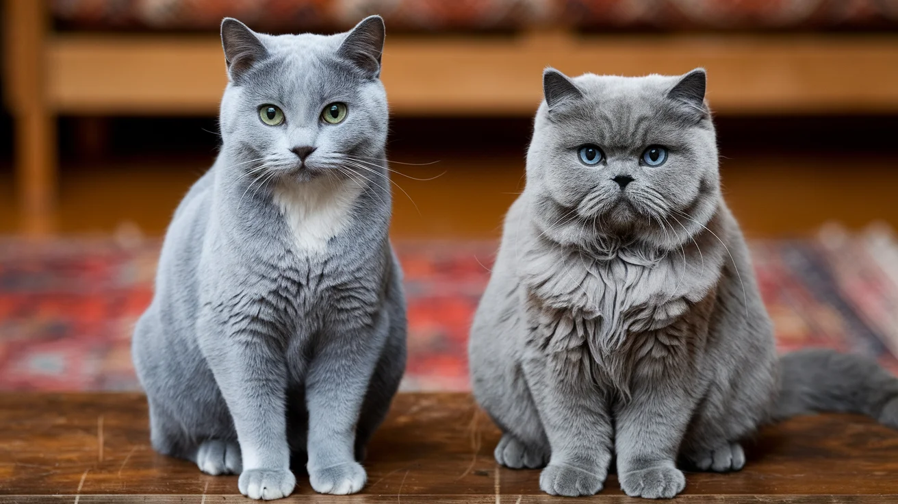 Russian Blue and British Shorthair Cats: A Detailed Comparison