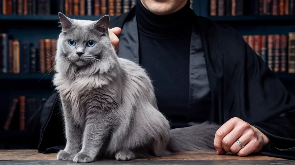 Russian Blue Cat Eyes