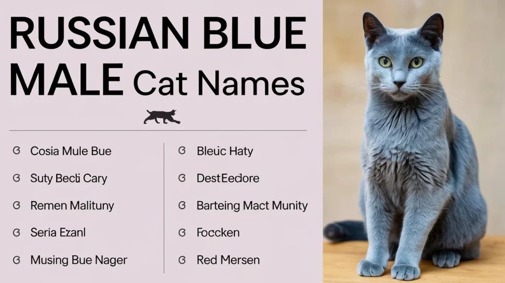 Russian Blue Male Cat Names