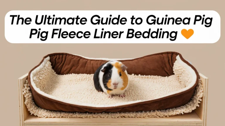 The Ultimate Guide to Guinea Pig Fleece Liner Bedding 🐹