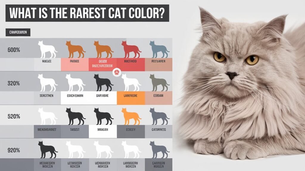 what is the rarest cat color