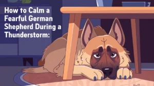 How to Calm a Fearful German Shepherd During a Thunderstorm