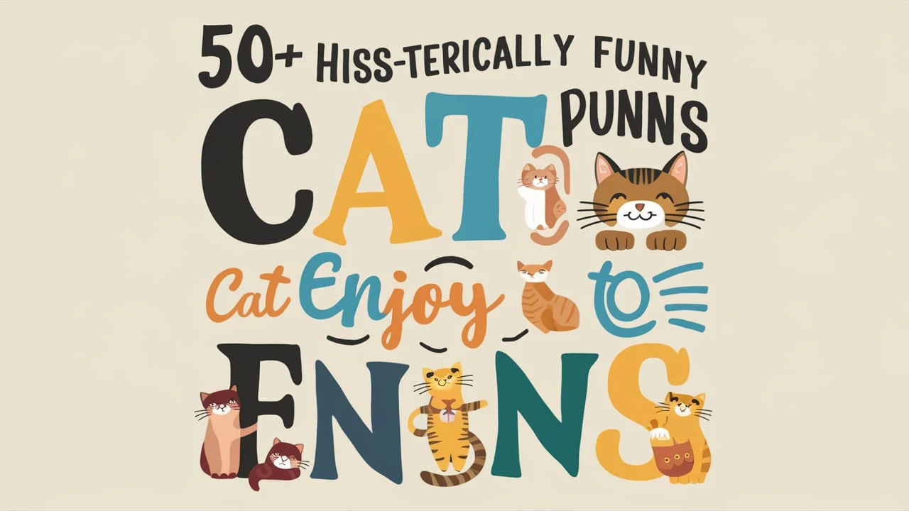 50+ Hiss-terically Funny Cat Puns to Enjoy