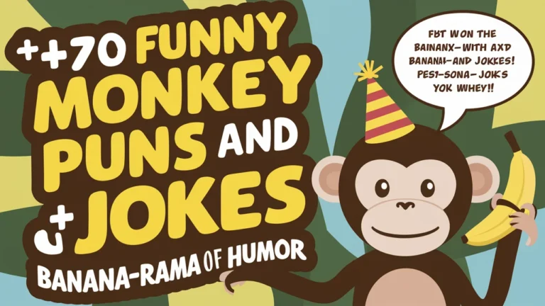+70 Funny Monkey Puns and Jokes: Banana-rama of Humor