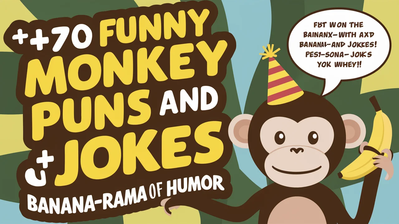 +70 Funny Monkey Puns and Jokes: Banana-rama of Humor