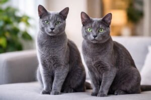 Difference Between Russian Blue and Korat