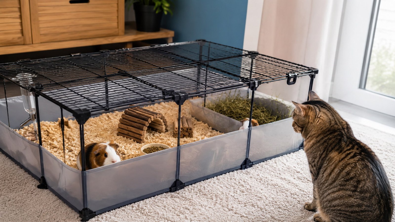 Guinea Pig Enclosure With Lid