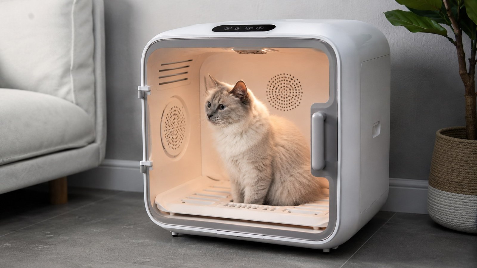 Yifor Automatic Pet Dryer Box for Cats and Small Dogs